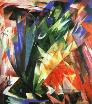expressionisme Tableau Peinture - Vogel Expressionisme